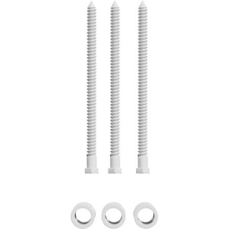 Ekena Millwork Barnfold 2-Door 7/8" Extension Kit, Rocket White GB6007M2EXRW